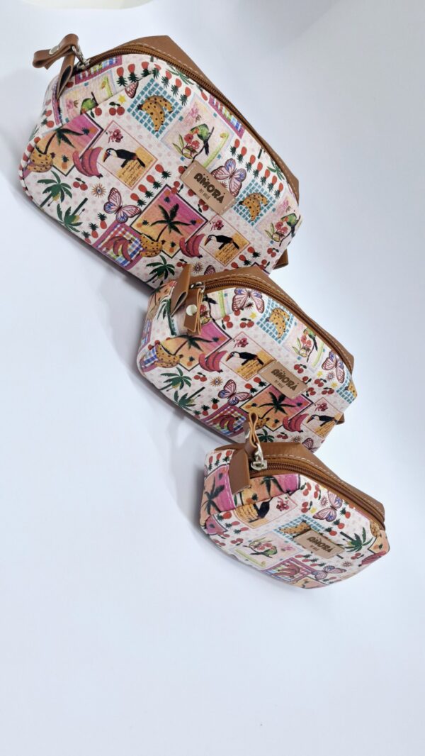 Trio Necessaire Oval Tropical - Image 3