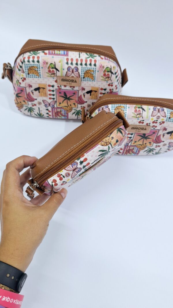 Trio Necessaire Oval Tropical - Image 2