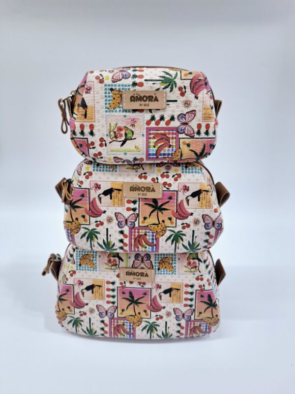 Trio Necessaire Oval Tropical